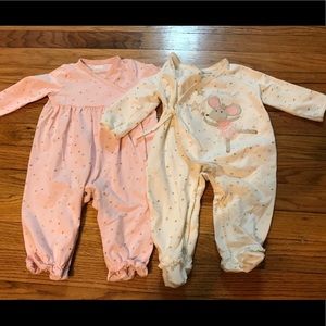 2 3-6 month onesie
